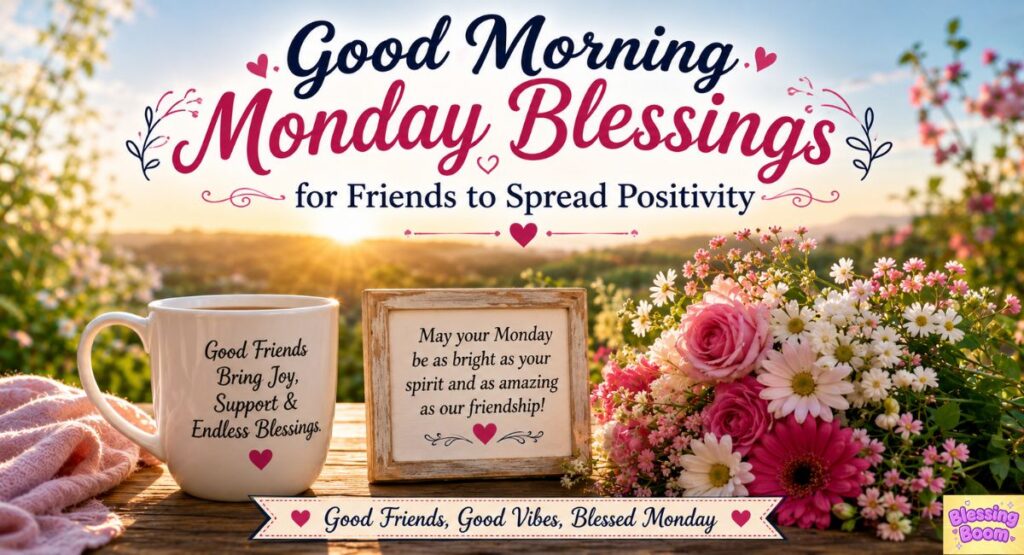 Good Morning Monday Blessings for Friends to Spread Positivity