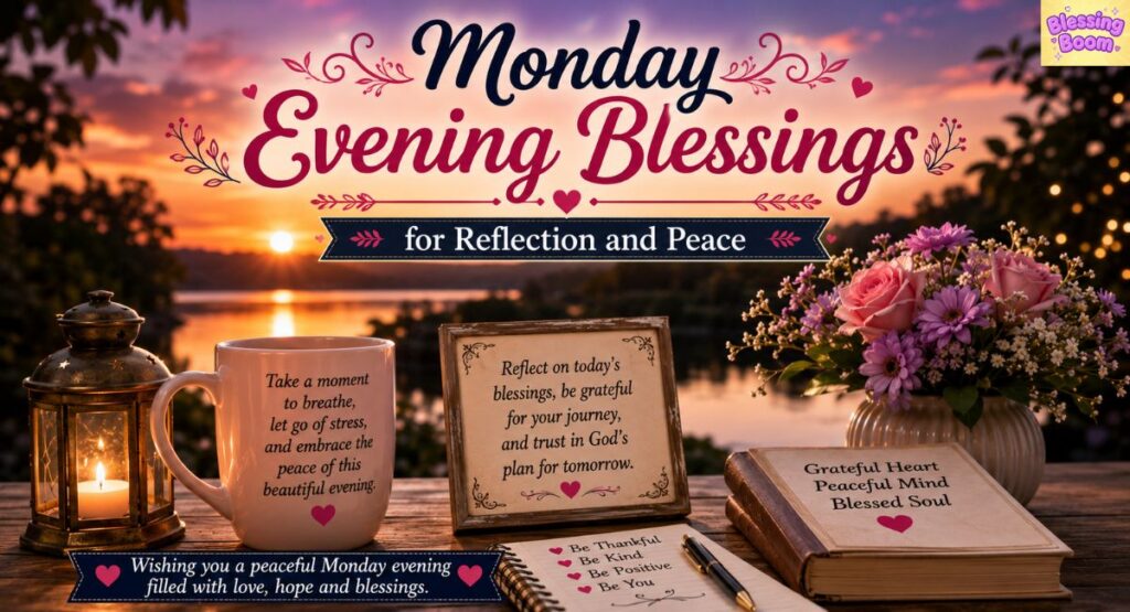 Monday Evening Blessings for Reflection and Peace