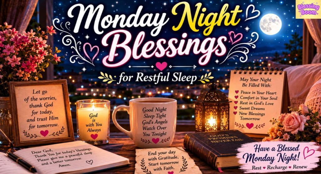 Monday Night Blessings for Restful Sleep