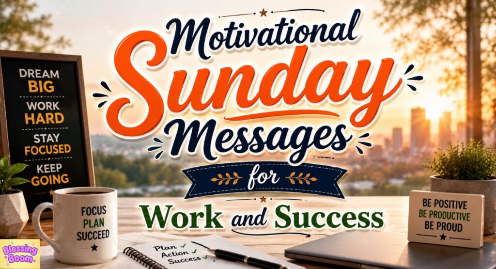 Motivational Sunday Messages for Work and Success