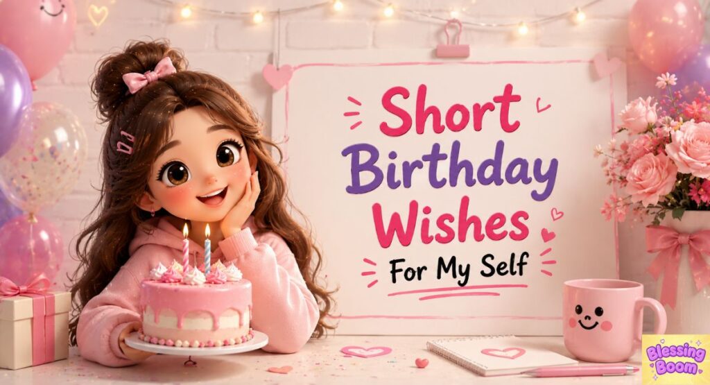 short birthday wishes for myself