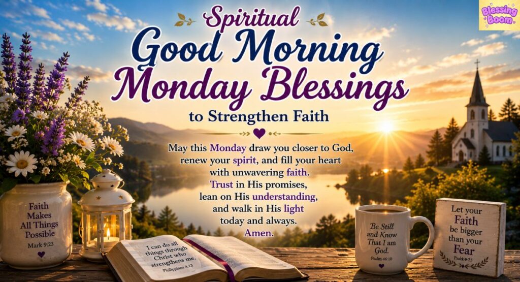 Spiritual Good Morning Monday Blessings to Strengthen Faith