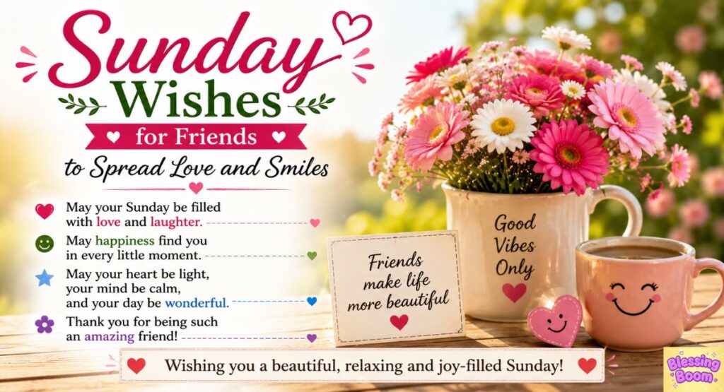 Sunday Wishes for Friends