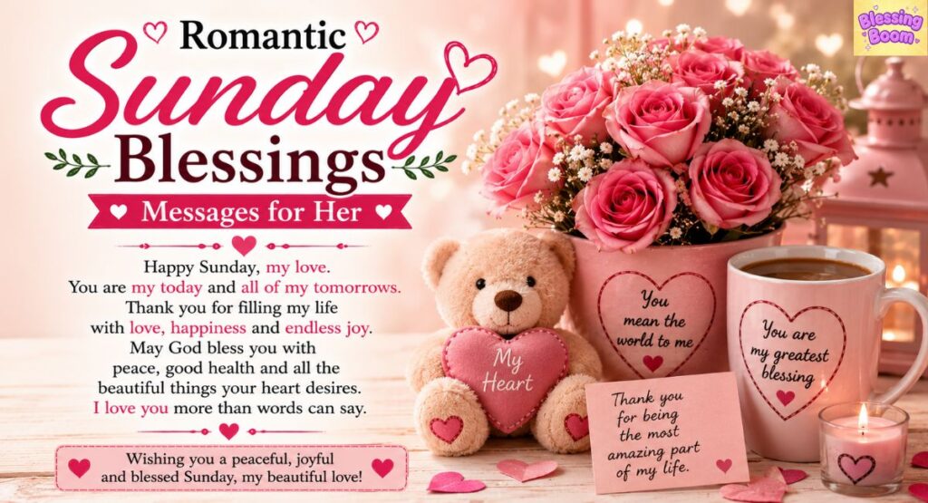 Sunday Blessings Messages for Her