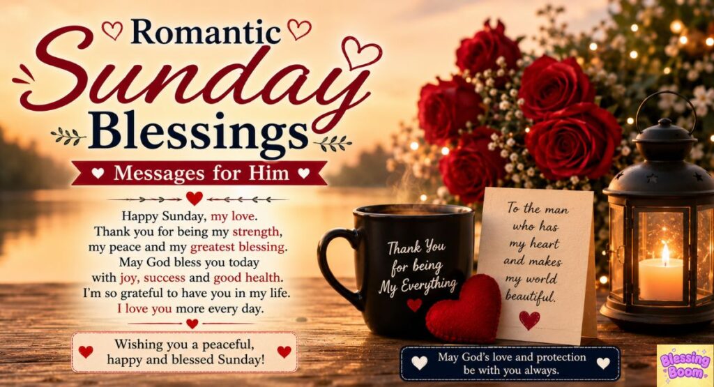 Sunday Blessings Messages for Him