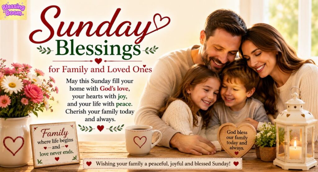 Sunday Blessings for Family and Loved Ones