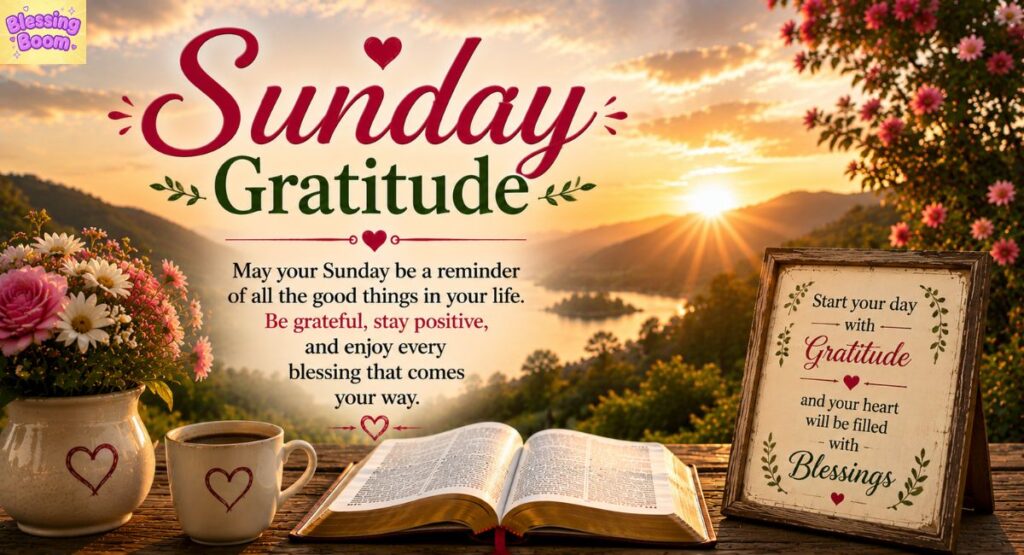 Sunday blessings gratitude