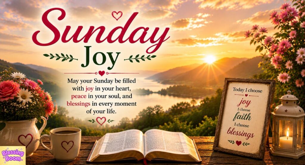 Sunday blessings joy