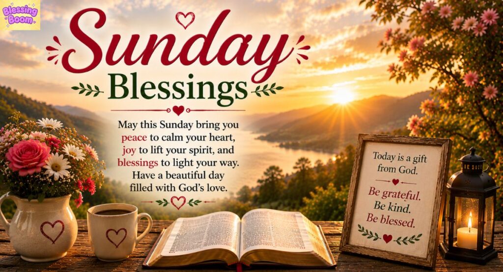 Sunday Blessings to Start the Day Positively