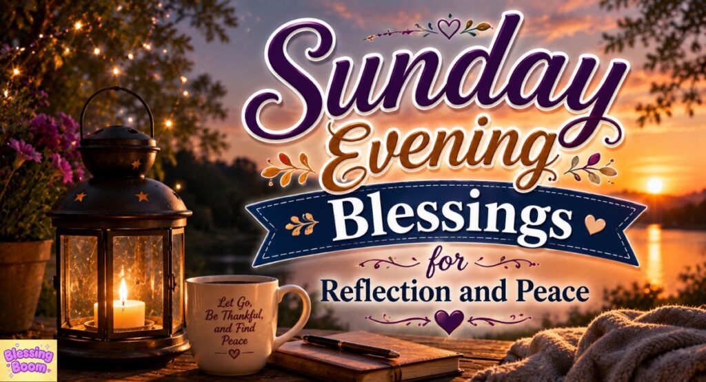 Sunday Evening Blessings for Reflection and Peace