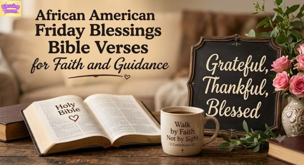 African American Friday Blessings Bible Verses for Faith and Guidance
