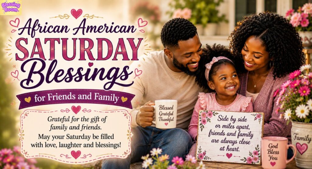 African American Saturday Blessings for Friends and Family