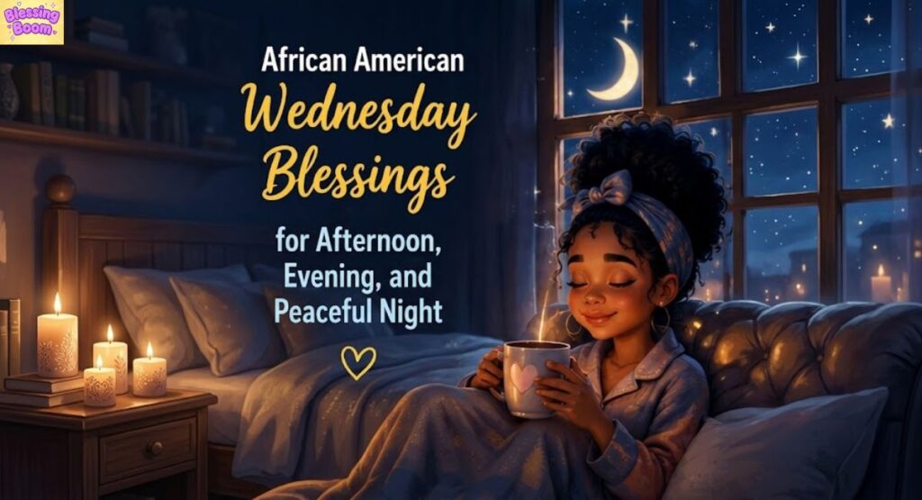 African American Wednesday Blessings for Afternoon, Evening, and Peaceful Night