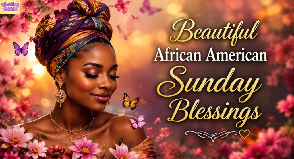 Beautiful African American Sunday Blessings