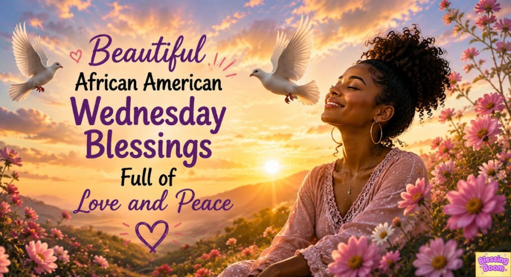Beautiful African American Wednesday Blessings Full of Love and Peace