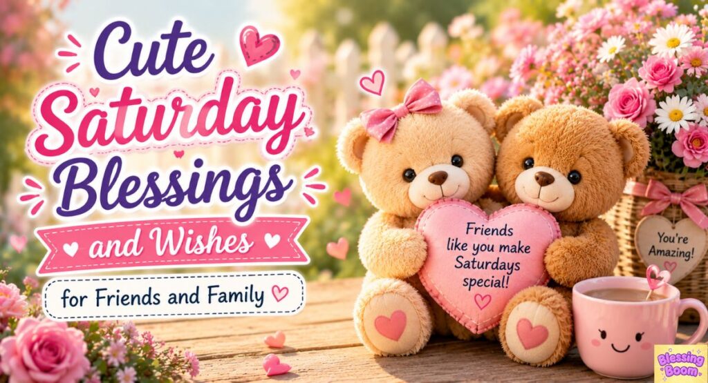 Cute Saturday Blessings and Wishes for Friends and Family
