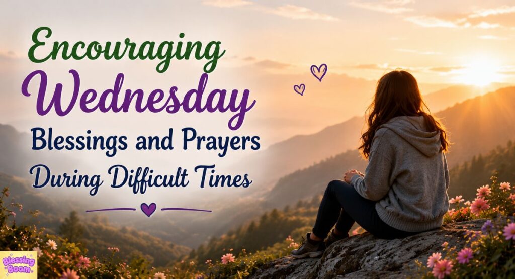 Encouraging Wednesday Blessings and Prayers During Difficult Times