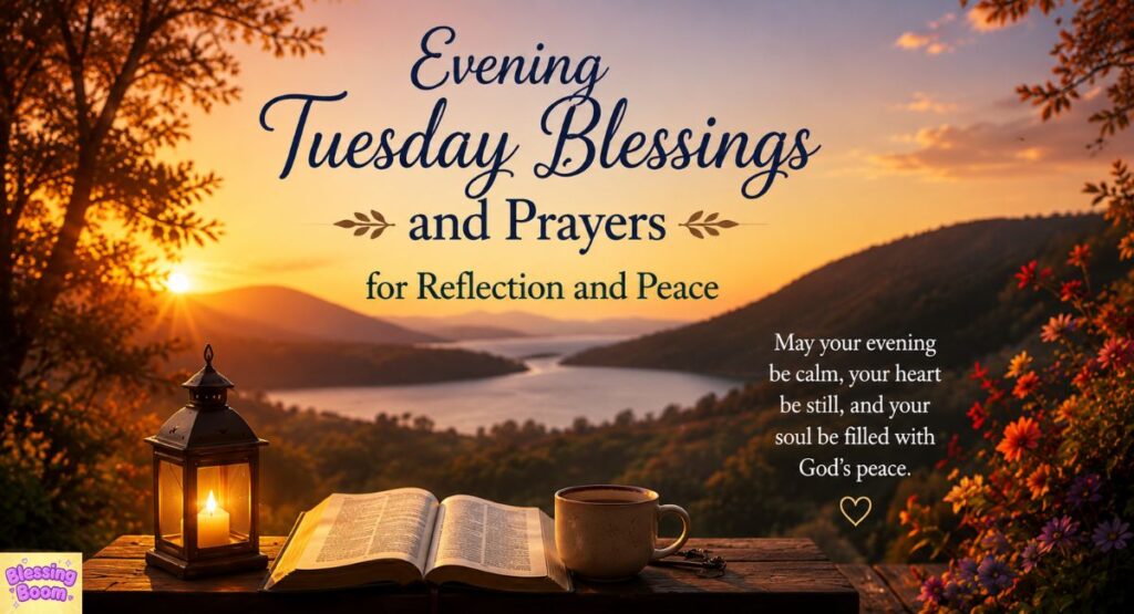 Evening Tuesday Blessings and Prayers for Reflection and Peace