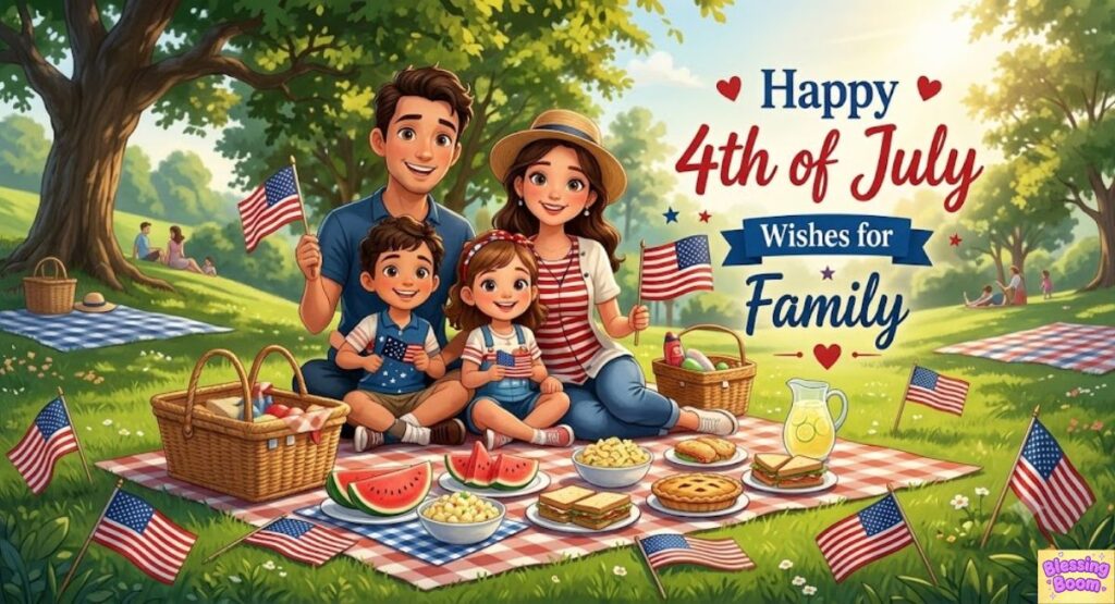 Happy 4th of July Wishes for Family