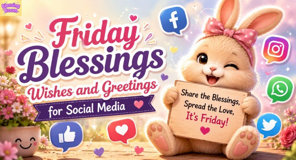 Friday Blessings Wishes and Greetings for Social Media