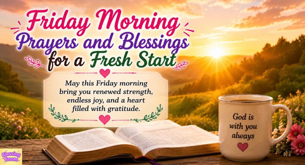 Friday Morning Prayers and Blessings for a Fresh Start