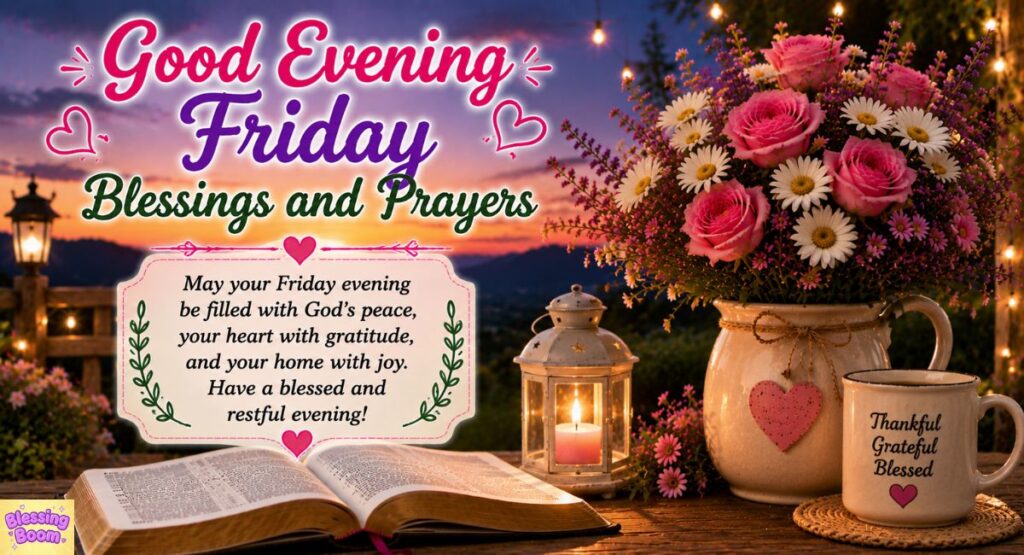 Good Evening Friday Blessings and Prayers