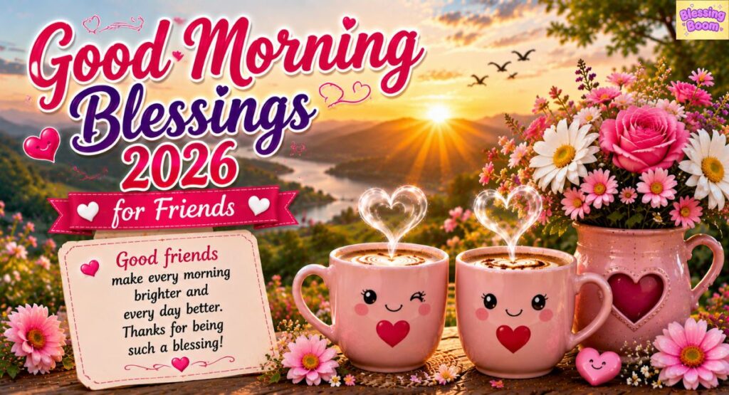 Good Morning Blessings 2026 for Friends
