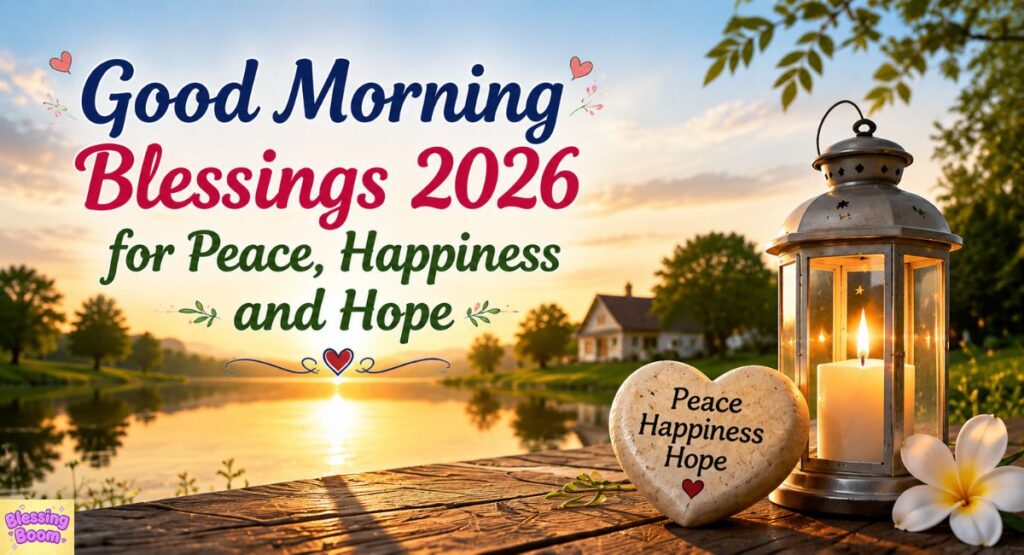 Good Morning Blessings 2026 for Peace, Happiness and Hope
