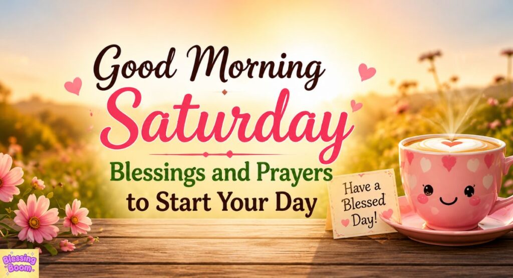 Good Morning Saturday Blessings and Prayers to Start Your Day