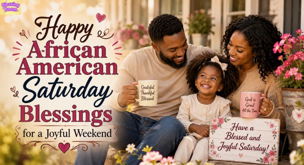 Happy African American Saturday Blessings for a Joyful Weekend