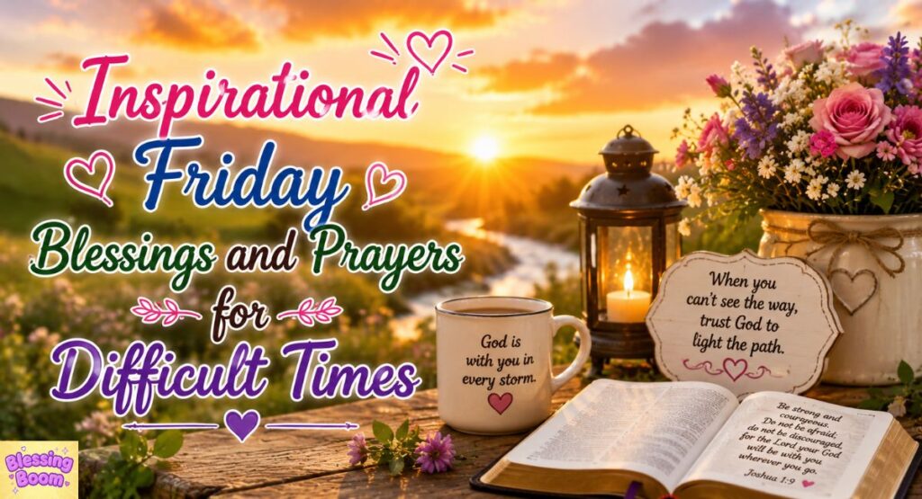 Inspirational Friday Blessings and Prayers for Difficult Times