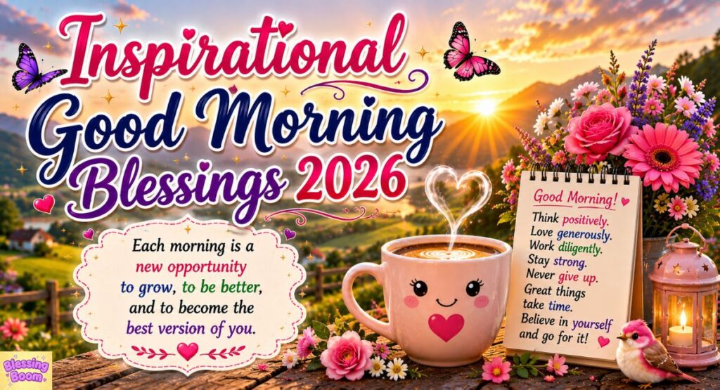 Inspirational Good Morning Blessings 2026 Quotes