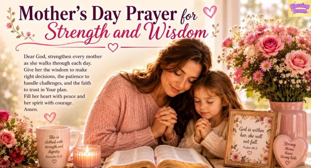 Mother's Day Prayer for Strength and Wisdom