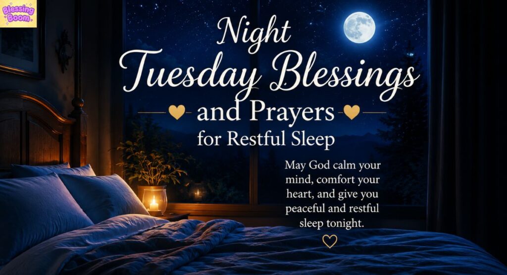 Night Tuesday Blessings and Prayers for Restful Sleep