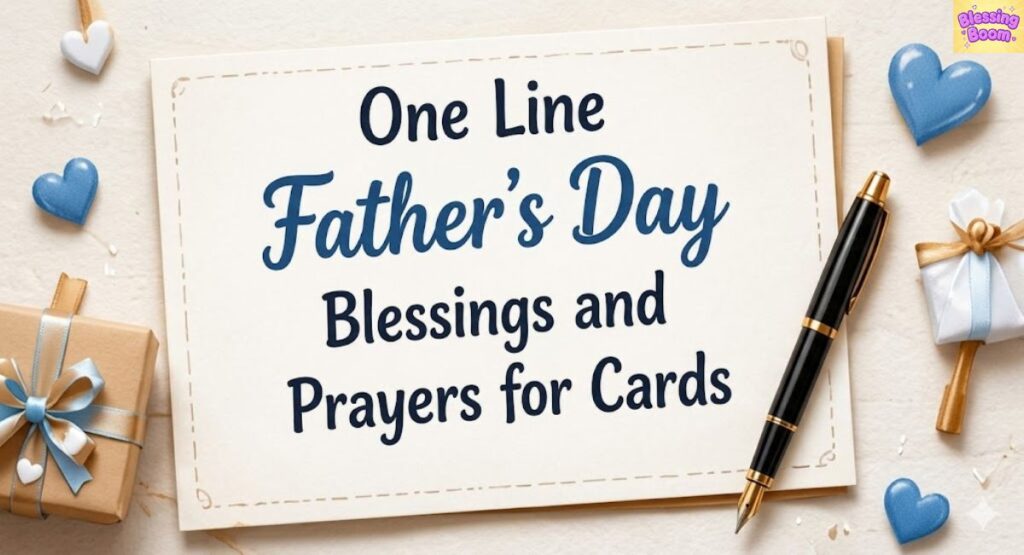 One Line Father’s Day Blessings and Prayers for Cards