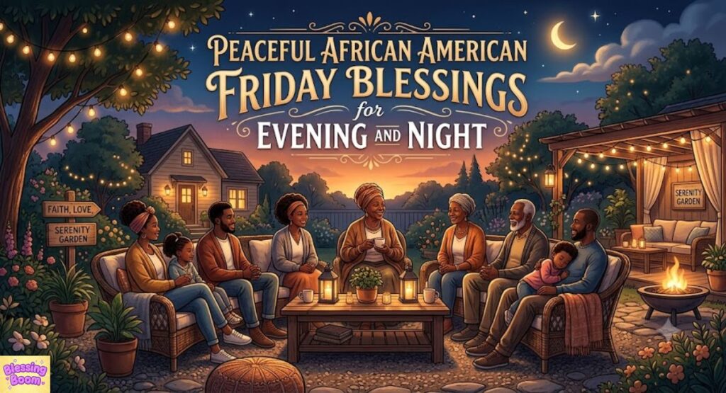 Peaceful African American Friday Blessings for Evening and Night