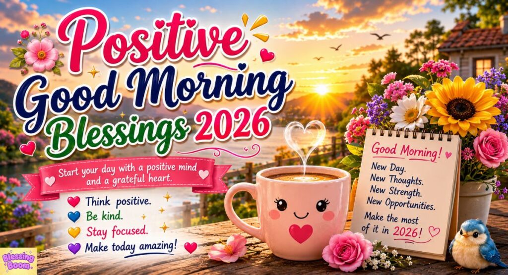 Positive Good Morning Blessings 2026 for a Happy Start