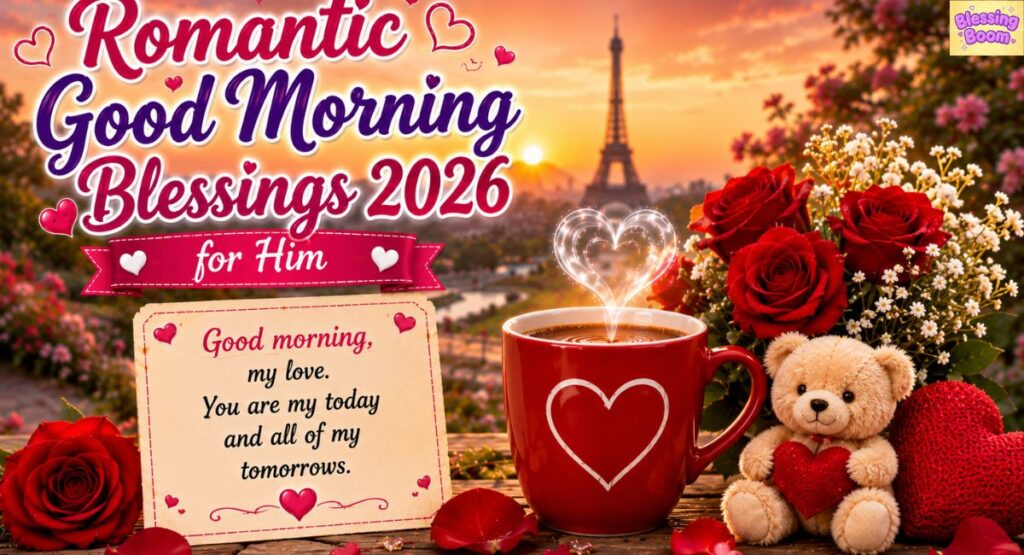 Romantic Good Morning Blessings 2026 for Him