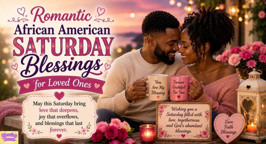 Romantic African American Saturday Blessings for Loved Ones