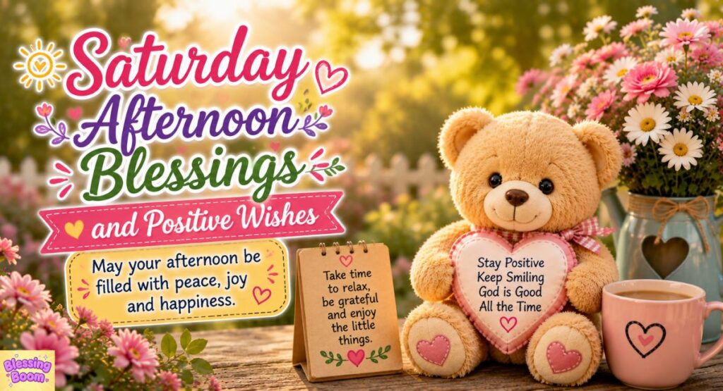 Saturday Afternoon Blessings and Positive Wishes