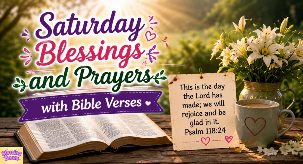 Saturday Blessings and Prayers with Bible Verses