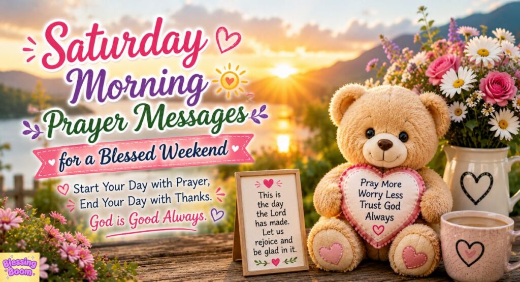 Saturday Morning Prayer Messages for a Blessed Weekend