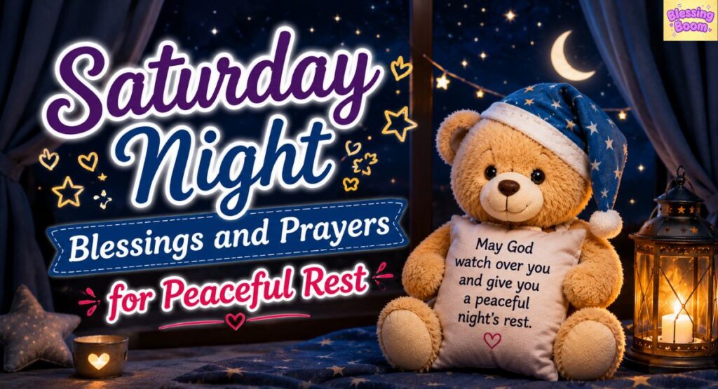 Saturday Night Blessings and Prayers for Peaceful Rest