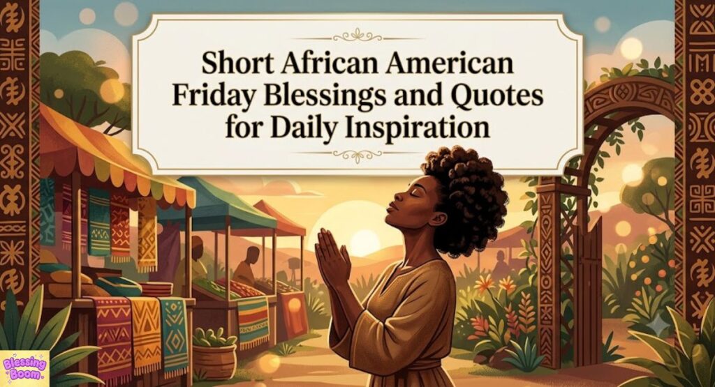 Short African American Friday Blessings and Quotes for Daily Inspiration