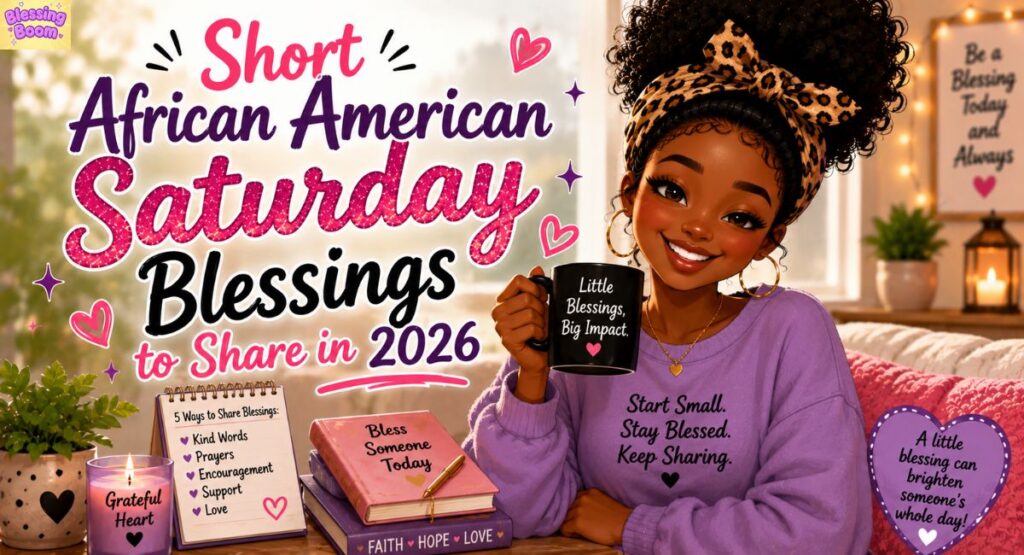 Short African American Saturday Blessings