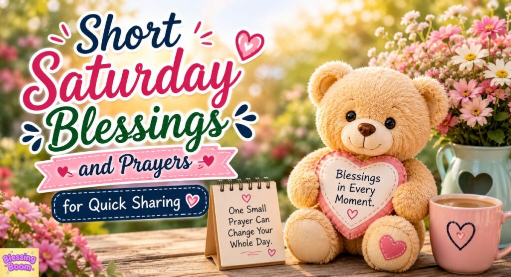 Short Saturday Blessings and Prayers for Quick Sharing