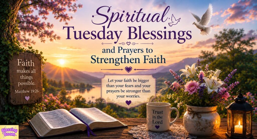 Spiritual Tuesday Blessings and Prayers to Strengthen Faith