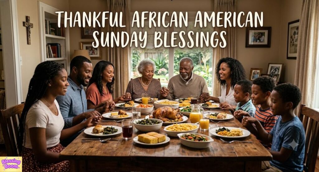 Thankful African American Sunday Blessings