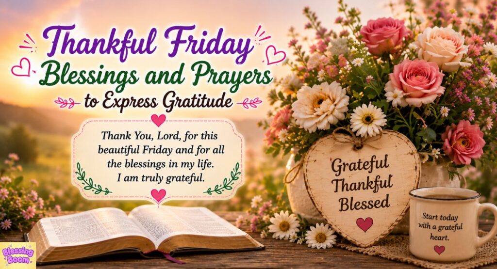Thankful Friday Blessings and Prayers to Express Gratitude