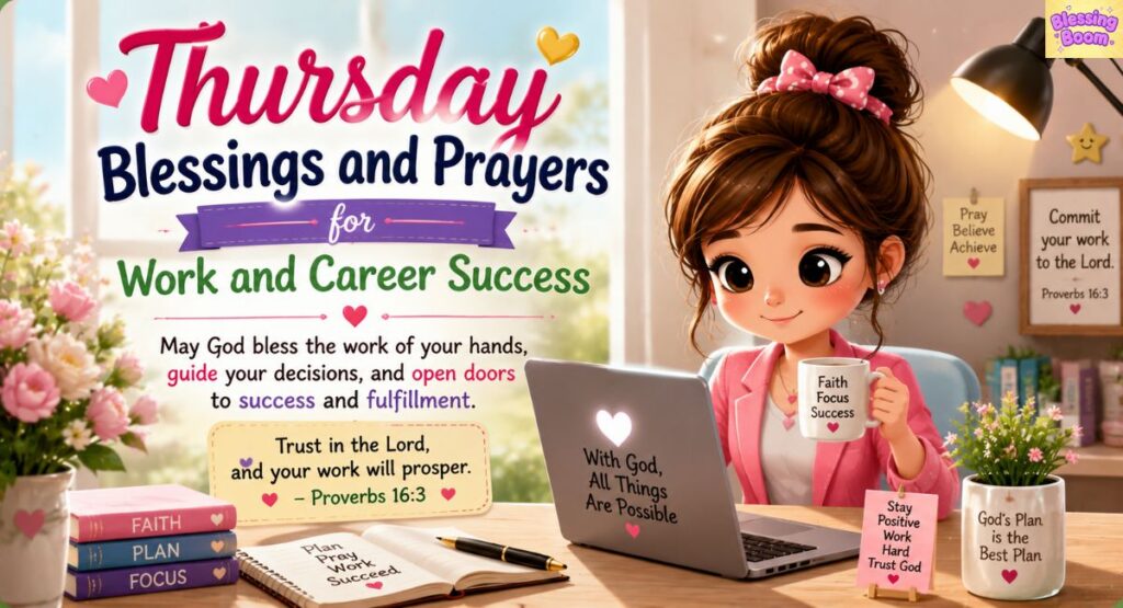 Thursday Blessings and Prayers for Work and Career Success